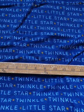 3 yards Twinkle Twinkle Little Star Fabric Super Snuggle Exclusively Joann